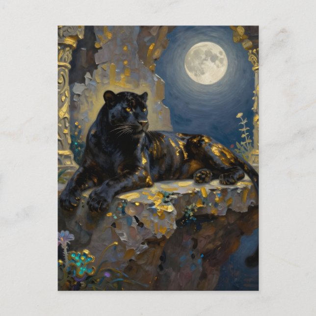 Black Panther | Keeping in Touch Vykort (Framsida)