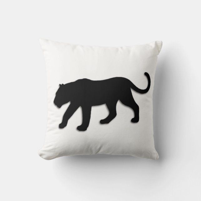 Black Panther på White Kudde (Framsida)