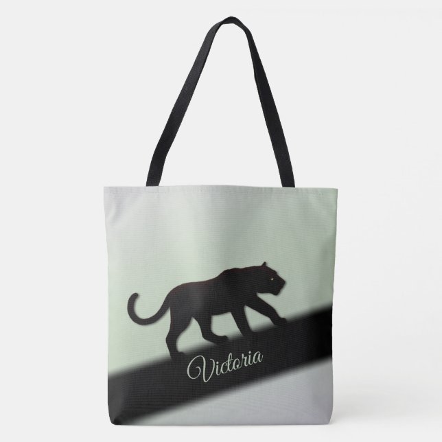Black Panther Personal Namn Tygkasse (Framsida)