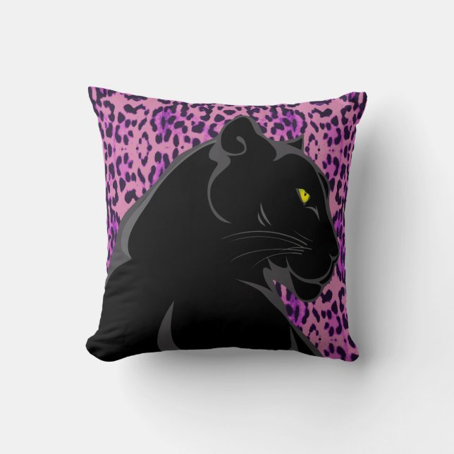 BLACK PANTHER PILLOW KUDDE (Framsida)