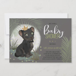 Black Panther Prince Baby Shower-inbjudan Inbjudningar