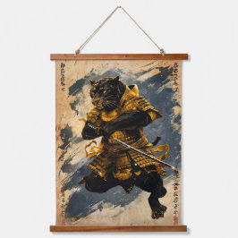 Black Panther Samurai Warrior - Japanska Bläck Sti