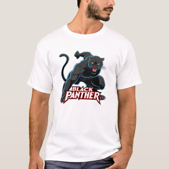 Black Panther. T Shirt (Framsida)