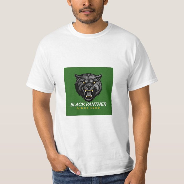Black Panther T Shirt (Framsida)