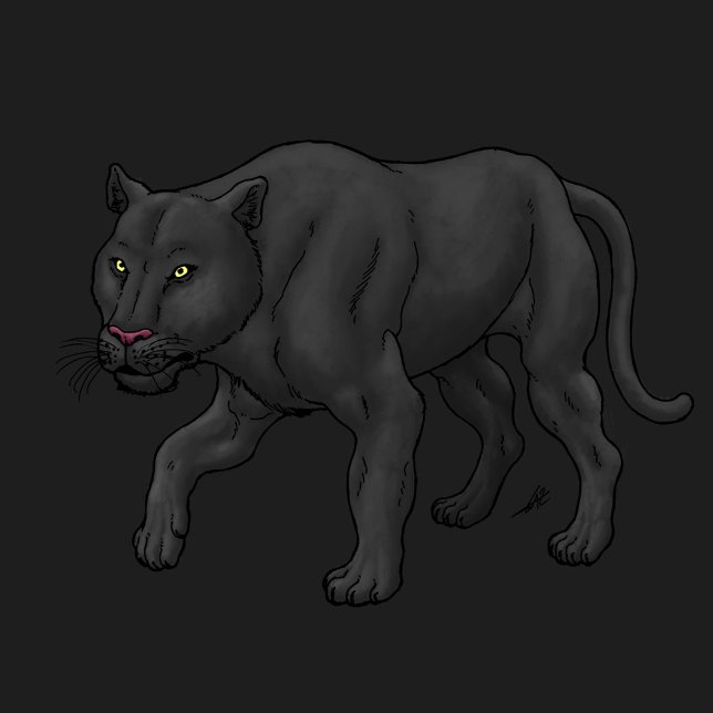 Black Panther T Shirt (Skapare uppladdad)