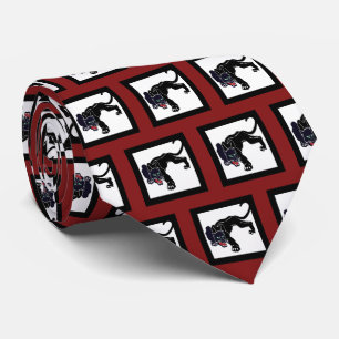 Black Panther Team Mascot på alla Färg Necktie Slips