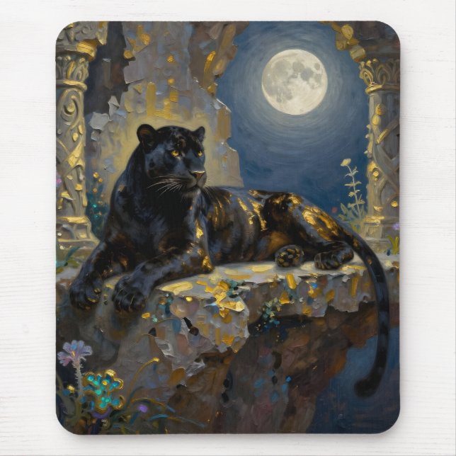 Black Panther under the Full Moon  Musmatta (Framsidan)