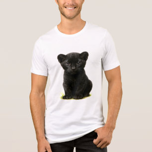 Black Panther Unge med Big Ögon T Shirt