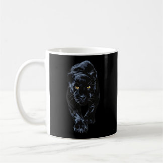 Black Panther Walking for Animal Leopard Jaguar Kaffemugg