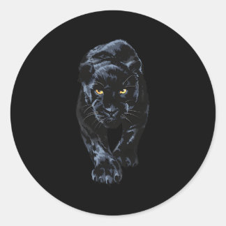 Black Panther Walking for Animal Leopard Jaguar Runt Klistermärke