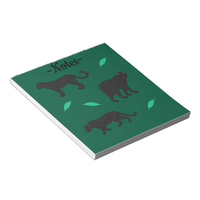 Black Panthers Anteckningsblock (Vinklad)