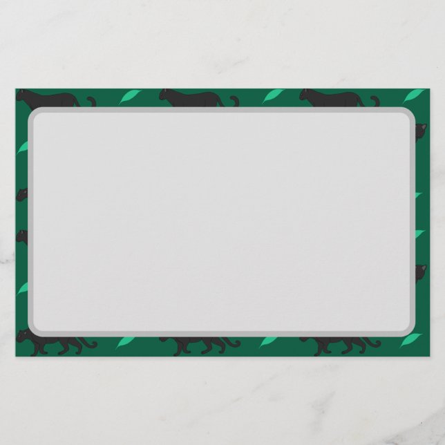 Black Panthers Brevpapper (Framsida)