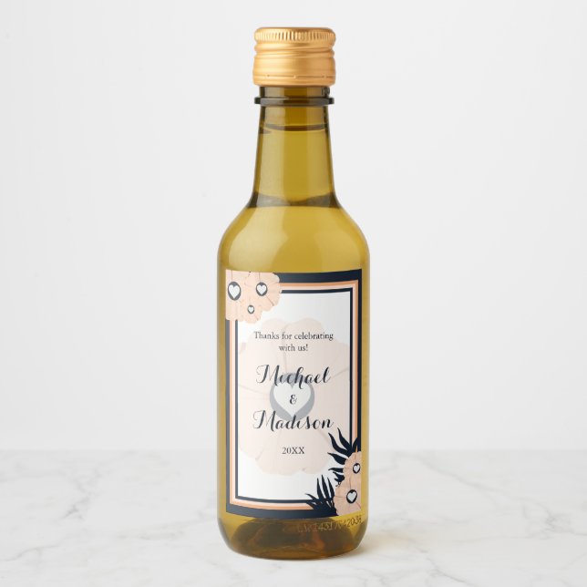 Black Pearl Watusi Tacao Mini Vin Flaska-etikett Vinetikett (Framsida)