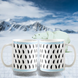 Black Penguins Kaffemugg