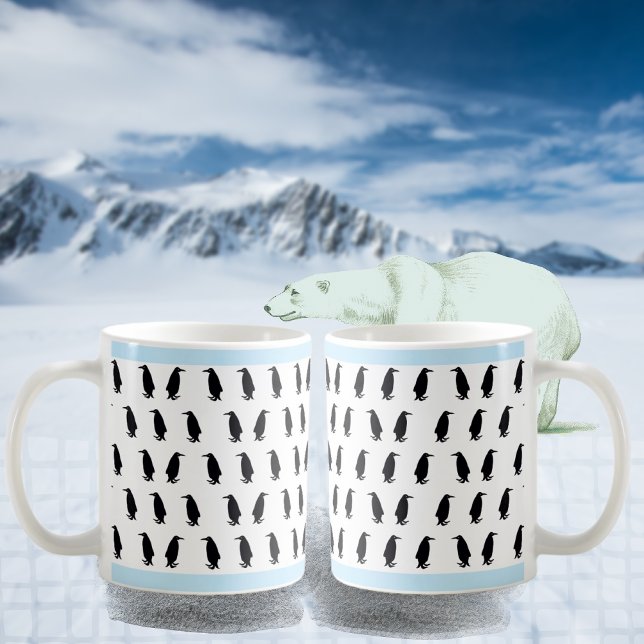 Black Penguins Kaffemugg (Skapare uppladdad)