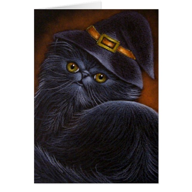 Black Persian-kort Hälsningskort (Framsidan)