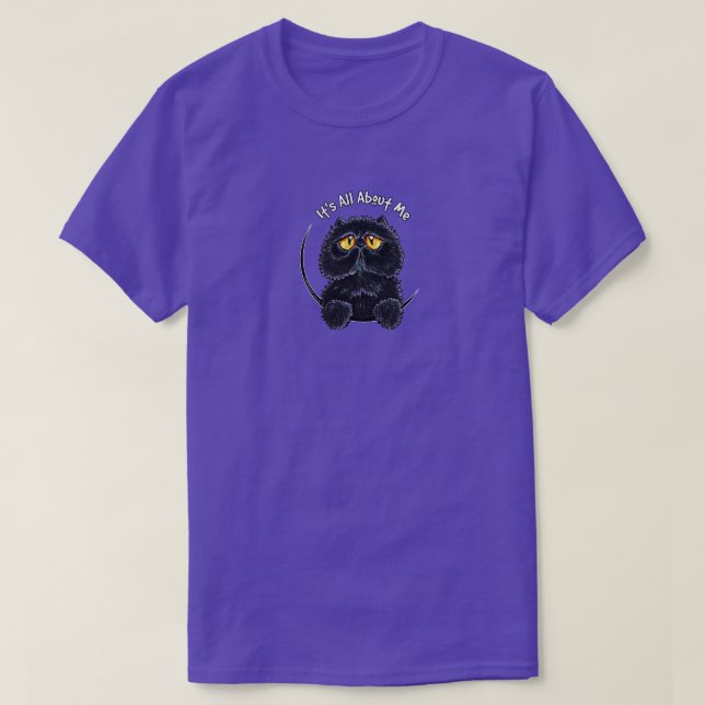 Black Persian och allt om mig T Shirt (Design framsida)