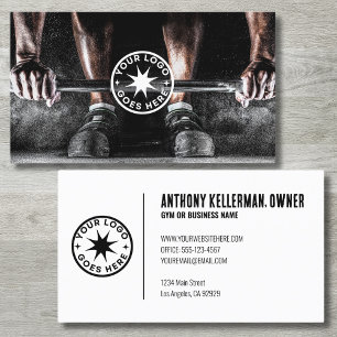 Black Personal Trainer Visitkort