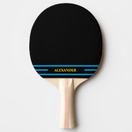 Black Personlig Ping Pong Paddle Pingisracket