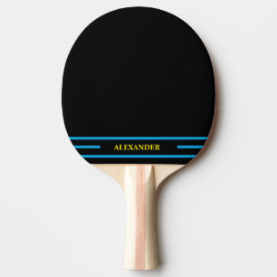 Black Personlig Ping Pong Paddle Pingisracket