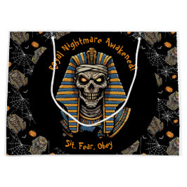 🖤 Black Pharaoh Mummy Gift Bag 🎃 👑