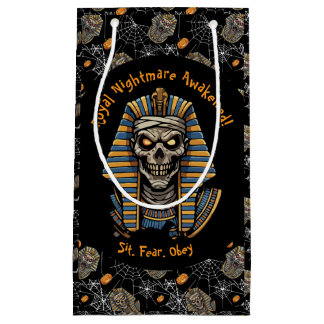 🖤 Black Pharaoh Mummy Gift Bag 🎃 👑