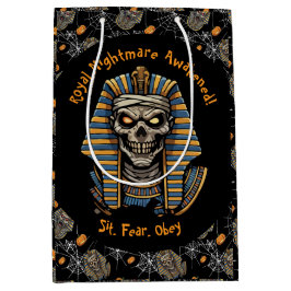 🖤 Black Pharaoh Mummy Gift Bag 🎃 👑
