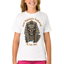 🖤 Black Pharaoh Mummy Halloween Tee 👻 🎃