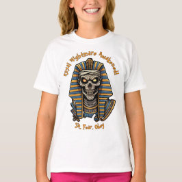 🖤 Black Pharaoh Mummy Halloween Tee 👻 🎃