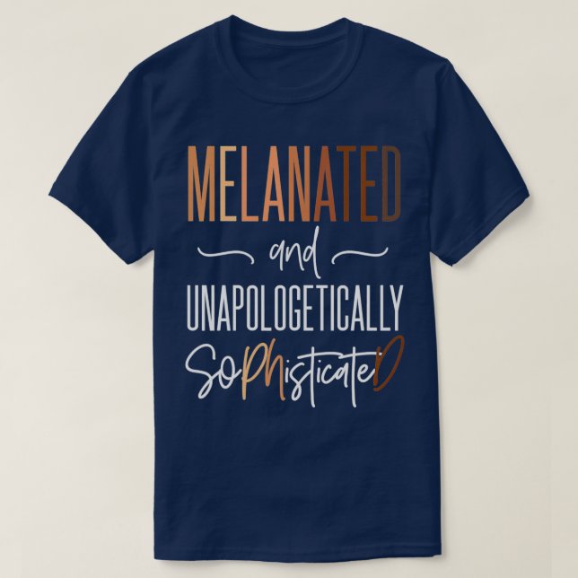 Black PhD Candidate Studenten Melanated Grad Scho T Shirt (Design framsida)