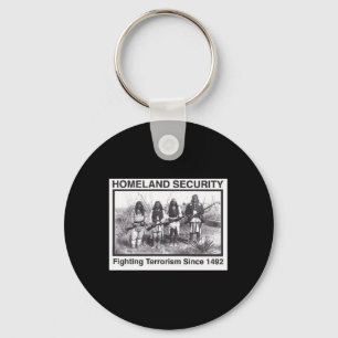 Black Photo Indian Homeland Security Nyckelring