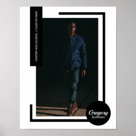 Black Photo Modern Studenten Poster