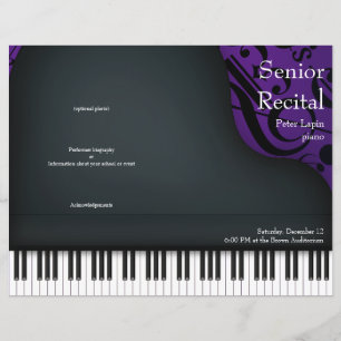 Black Piano om Lila Foldat Skäl Program