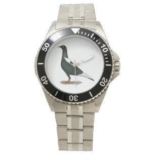 Black Pigeon på flygplanet Armbandsur