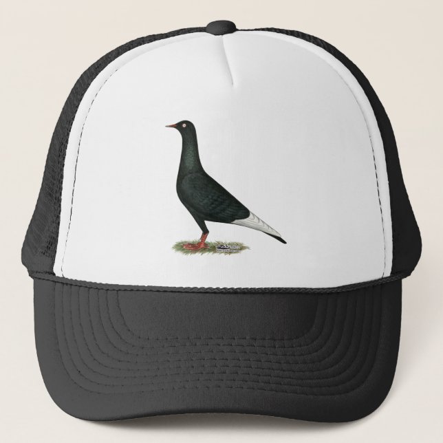 Black Pigeon på flygplanet Truckerkeps (Framsida)