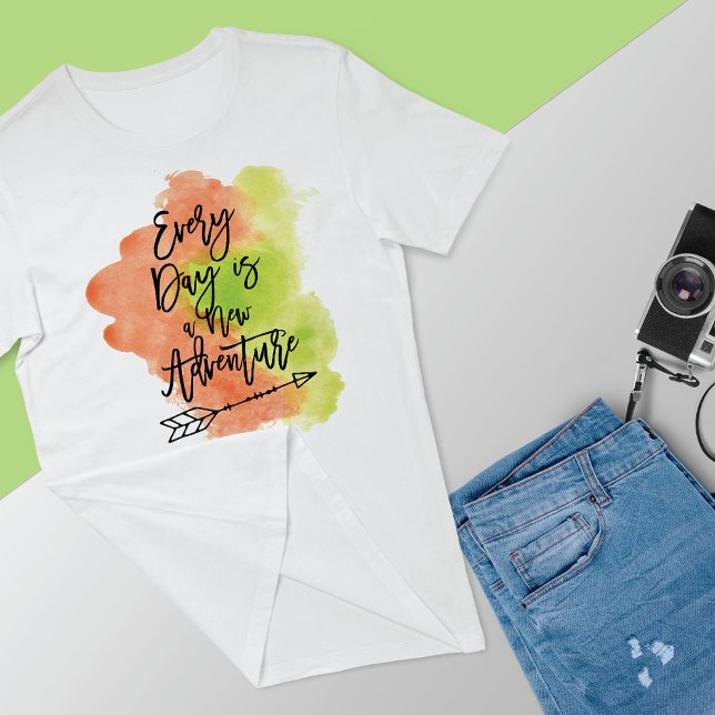 Bläck-pil för citattecken i Äventyr T Shirt (Skapare uppladdad)