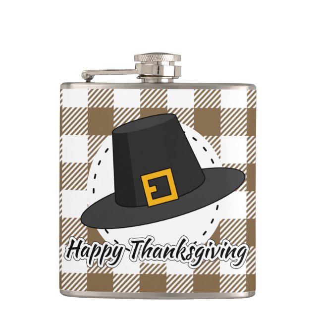 Black Pilgrim Hat on Brown Play - Thanksgiving Fickplunta (Framsidan)