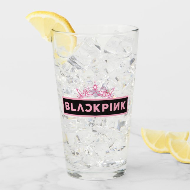 Black Pink Glass Cup Glaskopp (Framsida Ice)