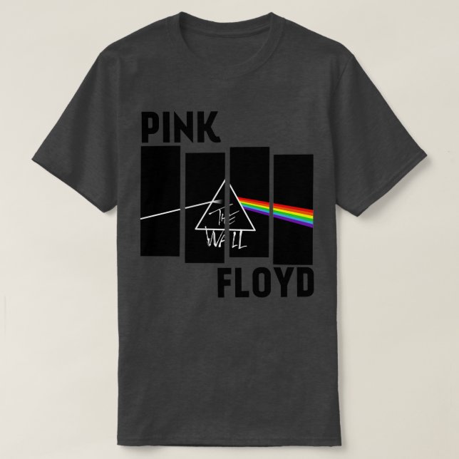 Black PinksFloyd Art Music Gift T Shirt (Design framsida)