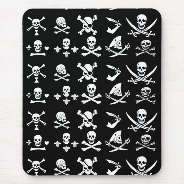 BLACK PIRAT BANNERS SKULL,KROSSEDDA BONER,SWORDER MUSMATTA (Framsidan)