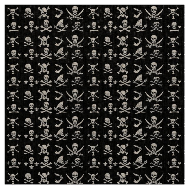 BLACK PIRAT BANNERS SKULL,KROSSEDDA BONER,SWORDER TYG (Prov)