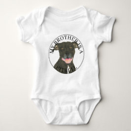 Black Pitbull Hund T Shirt