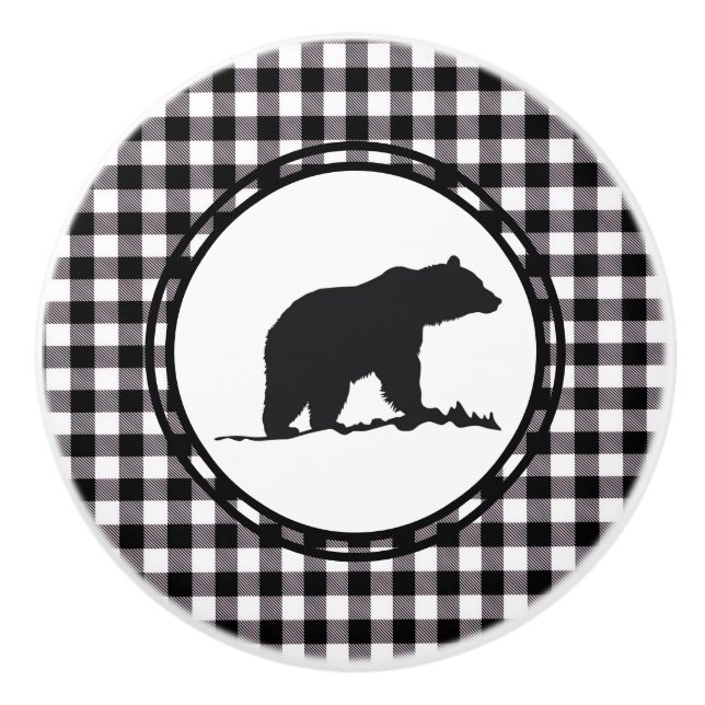 Black Plaid Knopp (Framsidan)