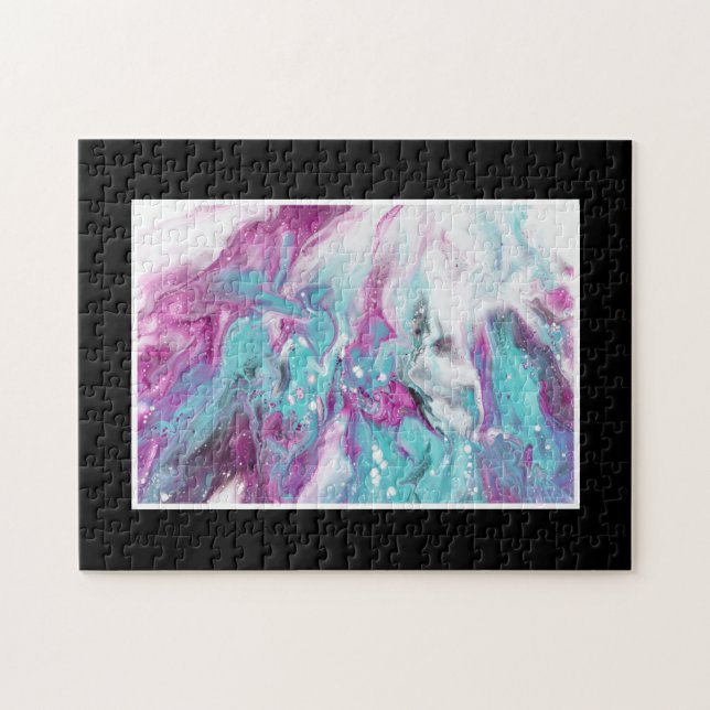 Bläck-plattformen är svår att utmana färgstark pussel (Horisontell)