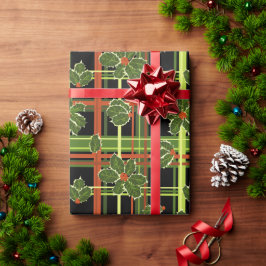 Black Play Holly Berries jul Presentpapper