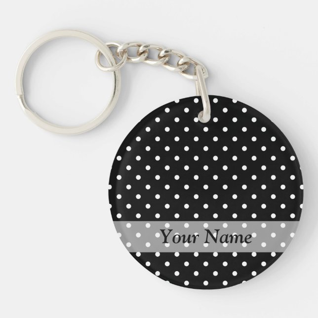 Black polka dot mönster (Framsidan)