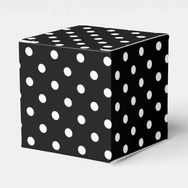 Black Polka Dot Presentaskar (Framsidan Sidan)