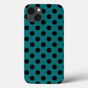 Black polka dots på Fodral-Mate iphone case