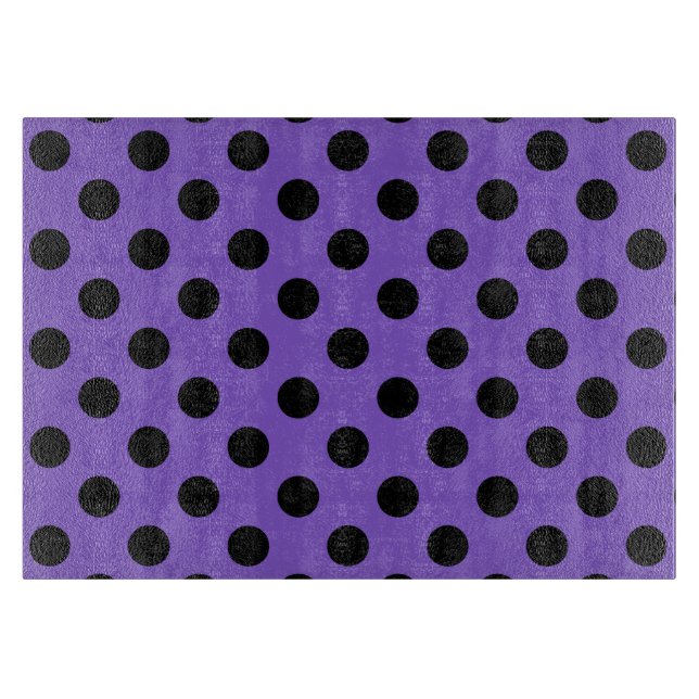 Black polka dots på lavender (Framsidan)