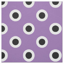 Black Polka dots på Lila